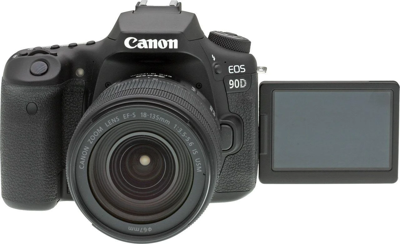 Canon EOS 90D + EF-S 18-135mm f/3.5-5.6 IS USM SLR fotoaparato komplektas 32,5 MP CMOS 6960 x 4640 pikseliai Juoda