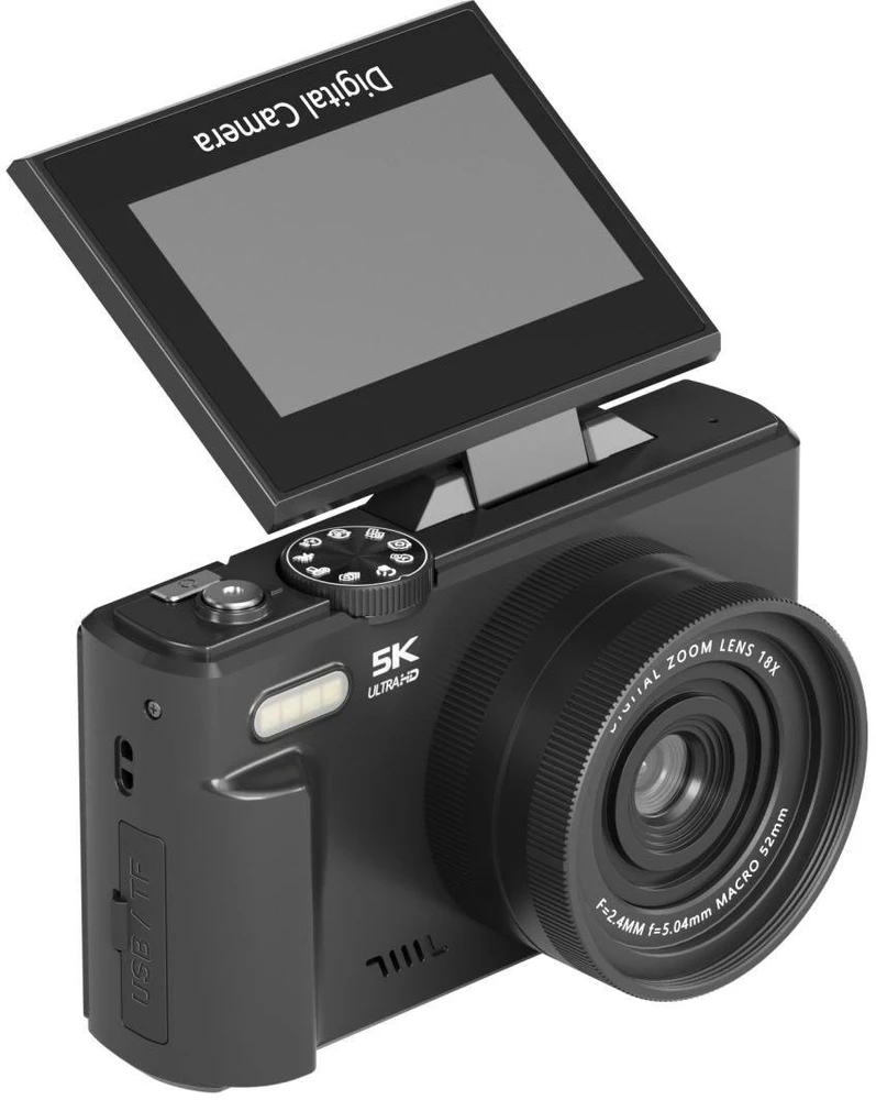 Skaitmeninis fotoaparatas Denver DWC-8475B 16MPIX CMOS juoda