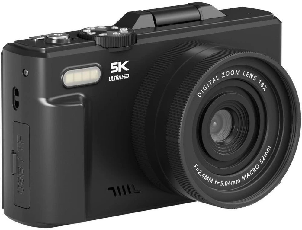 Skaitmeninis fotoaparatas Denver DWC-8475B 16MPIX CMOS juoda