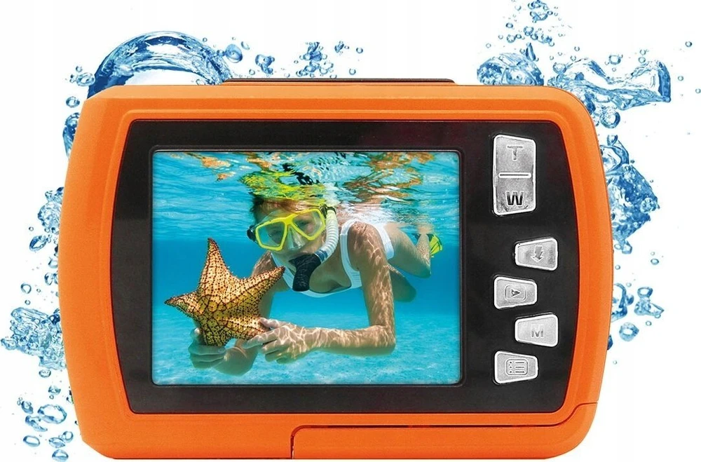 Skaitmeninis fotoaparatas EasyPix Easypix Aquapix W2024 Splash Oranžinis