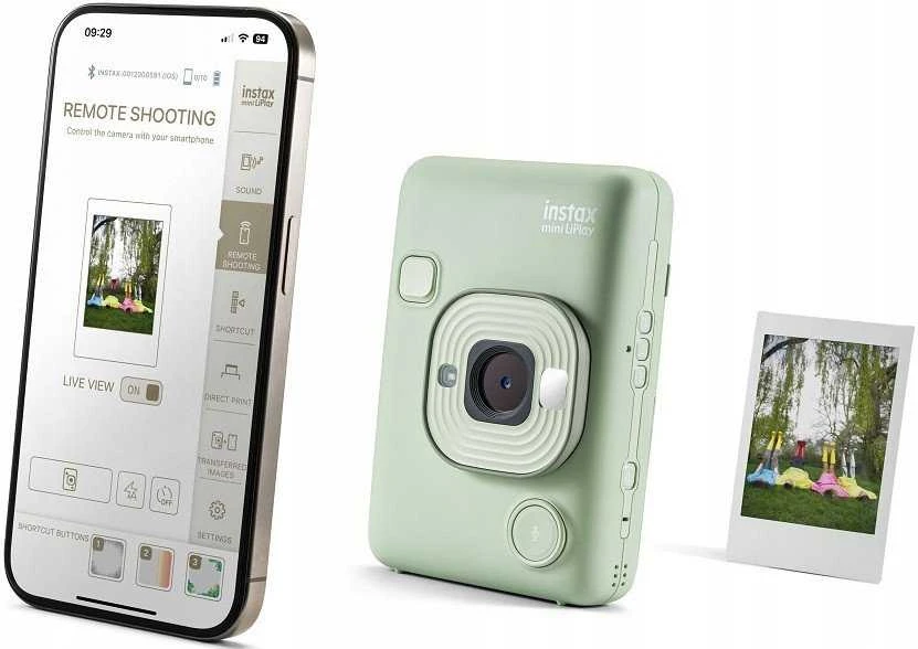 Fujifilm Hibridinis fotoaparatas instax mini LiPlay MATCHA Žalias