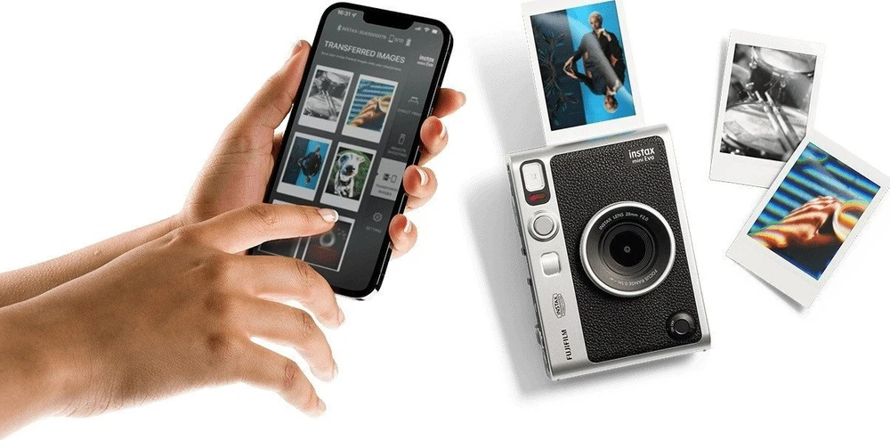 Fujifilm instax mini EVO Juodas (Juodas)