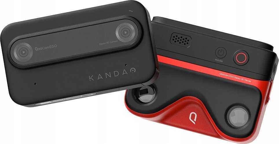 Kandao QooCam EGO 3D kamera juoda