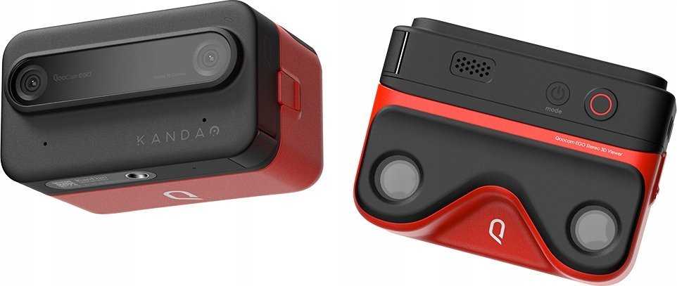 Kandao QooCam EGO 3D kamera juoda