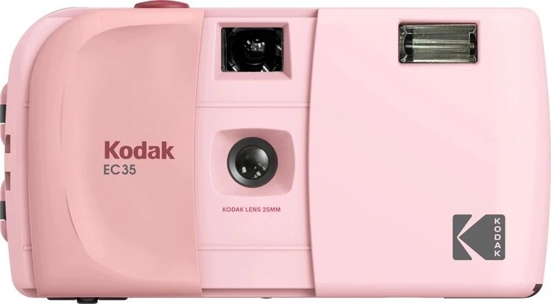 Skaitmeninis fotoaparatas keine Marke Kodak EC35 Film Camera Blush Rožinė + Kodak Ultra Max 24 Exp (RK0713)