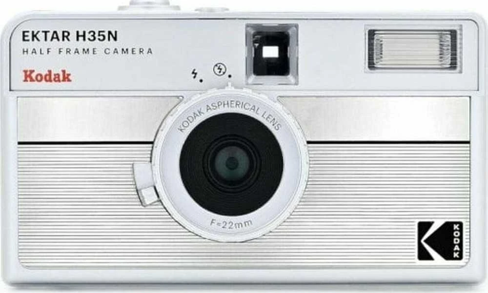 KODAK EKTAR H35N CAMERA STRIPED Sidabrinis
