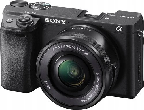 Sony α 6400 + SEL18135 MILC 24,2 MP CMOS 6000 x 4000 pikseliai Juoda