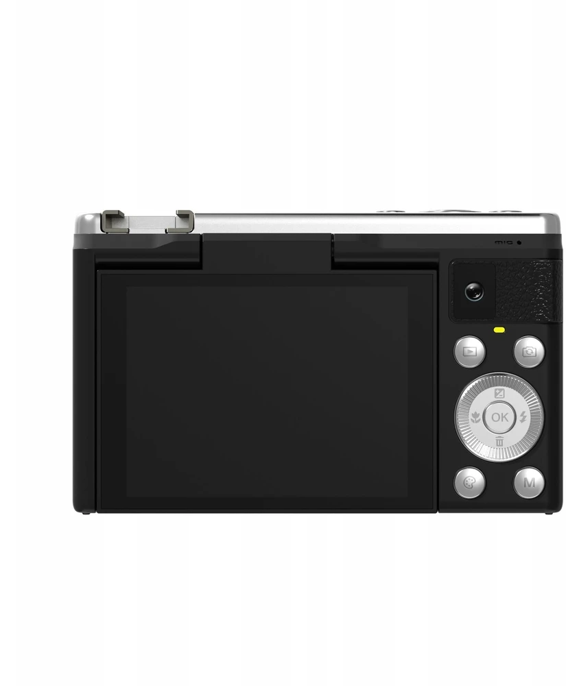 „Xrec“ skaitmeninis fotoaparatas „Xrec C89“, 64 megapikselių, 4k, 10 kartų optinis priartinimas, besisukantis LCD ekranas, 3,2 colio / C89 / juodas