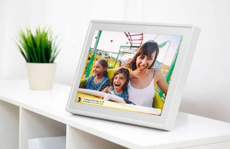 Nuotraukų rėmelis skaitmeninis rėmelis Braun Phototechnik Braun DigiFrame 1019 WiFi 25.7cm (10.1) balta
