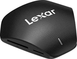 Lexar USB-C kortelių skaitytuvas, juodas korpusas