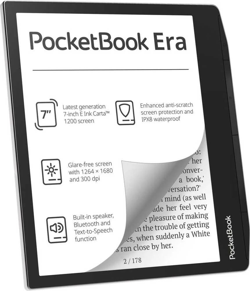 Elektroninė skaityklė PocketBook Era 7" 16GB Stardust Silver (PB700-U-16-WW)
