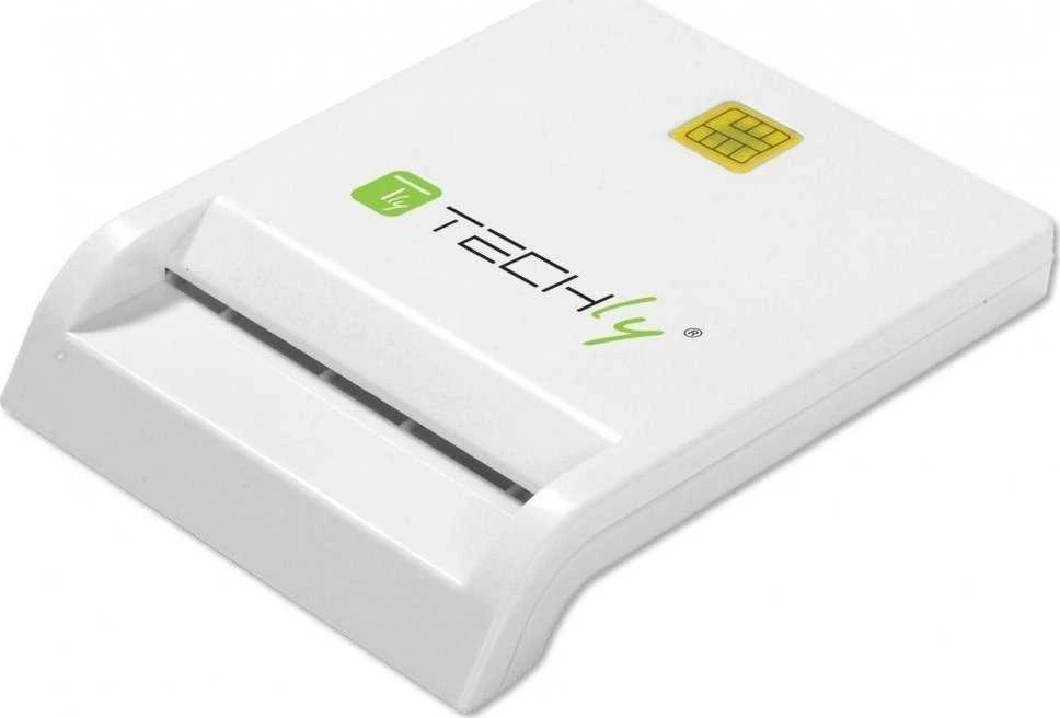 Atminties kortelė Intracom Skaitytojas Techly Techly Smart Card USB-C kontaktų kortelių skaitytuvas