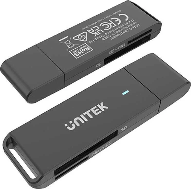 Unitek Skaitytuvas kart SD i Micro SD USB-C