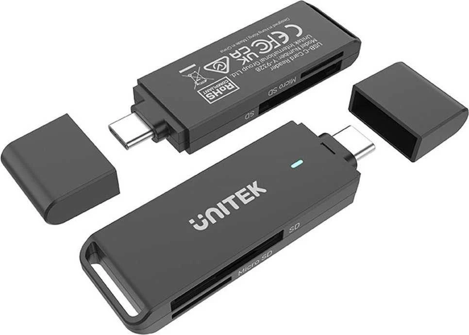 Unitek Skaitytuvas kart SD i Micro SD USB-C