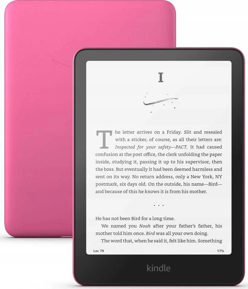 Elektroninė skaityklė Amazon Kindle Paperwhite (2024, 12 karta) 7", 16 GB, rožinė | su reklamomis