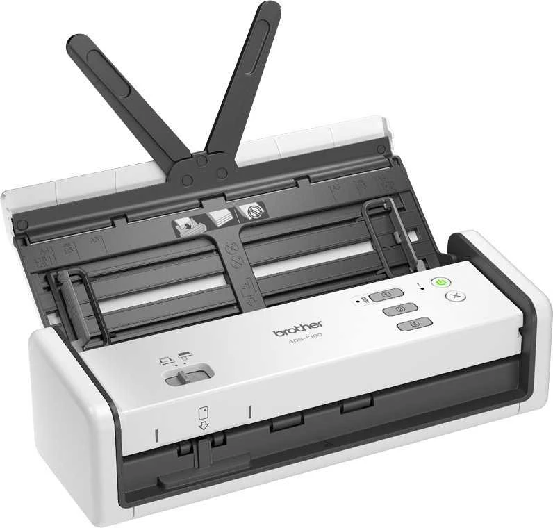 Skeneris Dokumentų skaitytuvas - Brother ADS-1300 Duplex Scanner 30ppm Juodas