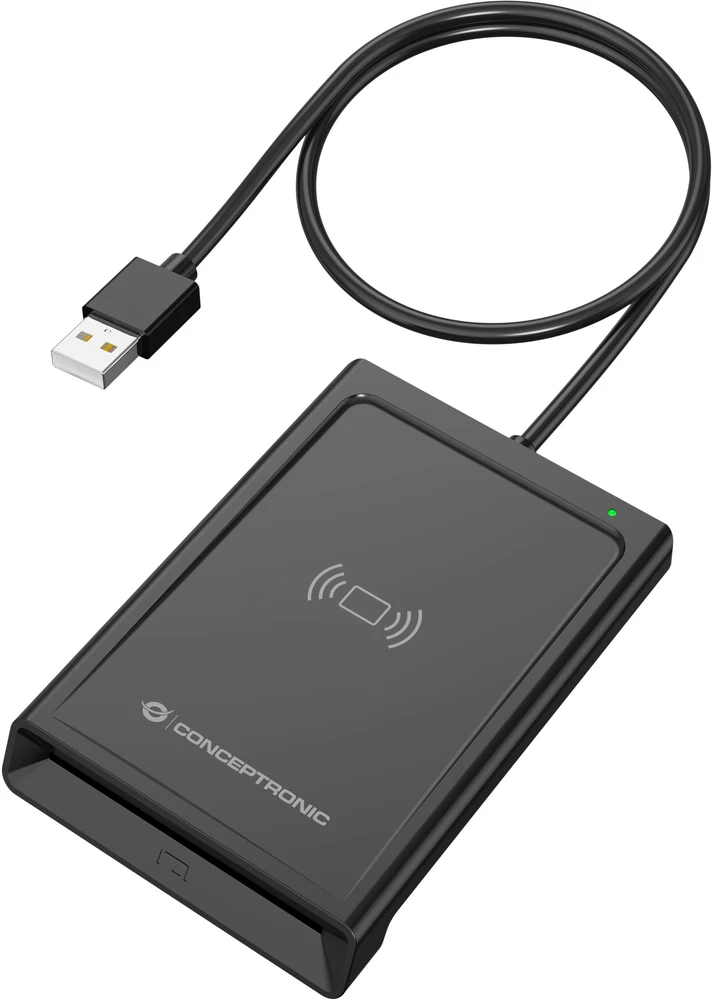 Conceptronic BIAN11B kortelių skaitytuvas su USB laidu