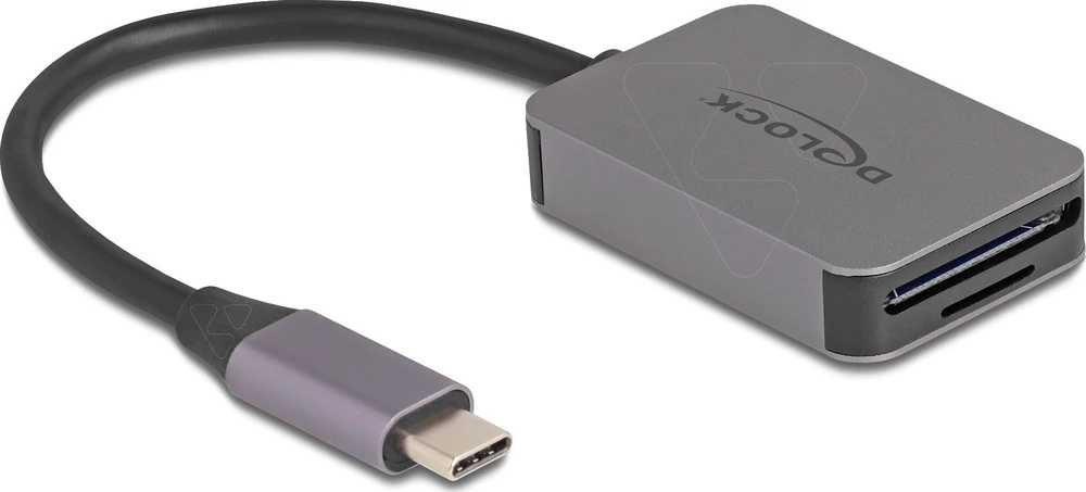 Skaitytuvas Delock Delock - Kortelių skaitytuvas (Micro SD, SD) - USB-C