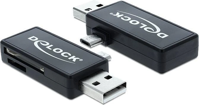 Skaitytuvas Delock USB 2.0/microUSB (91731)