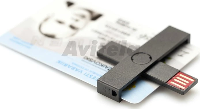 Pluss Id +ID Smart Card Reader juodas, BLISTER