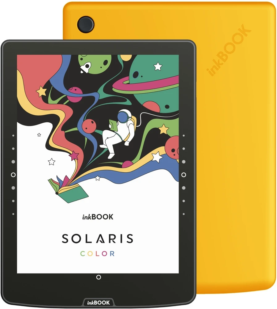 Skaitytuvas inkBOOK Solaris Color geltona