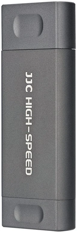 Atminties kortelių skaitytuvas - JJC CR UTC4AC Dual Slot USB 3.1 312MB/s Pilka