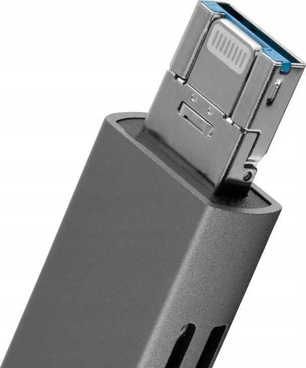 Skaitytuvas JJC Skaitytuvas kart pamięci CR-UCL1 GRAY SD i Micro SD