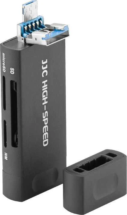 Skaitytuvas JJC Skaitytuvas kart pamięci USB / USB-C SD, NM i Micro SD (SDXC, SDHC)