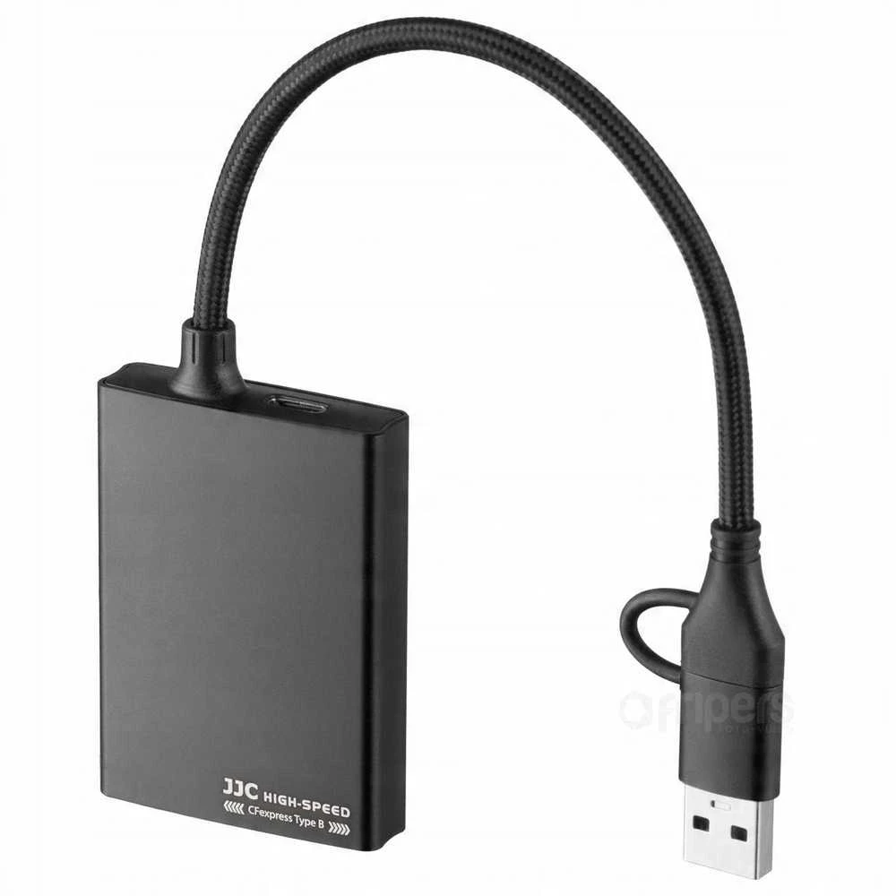 JJC CFexpress Type B skaitytuvas su integruotu USB laidu