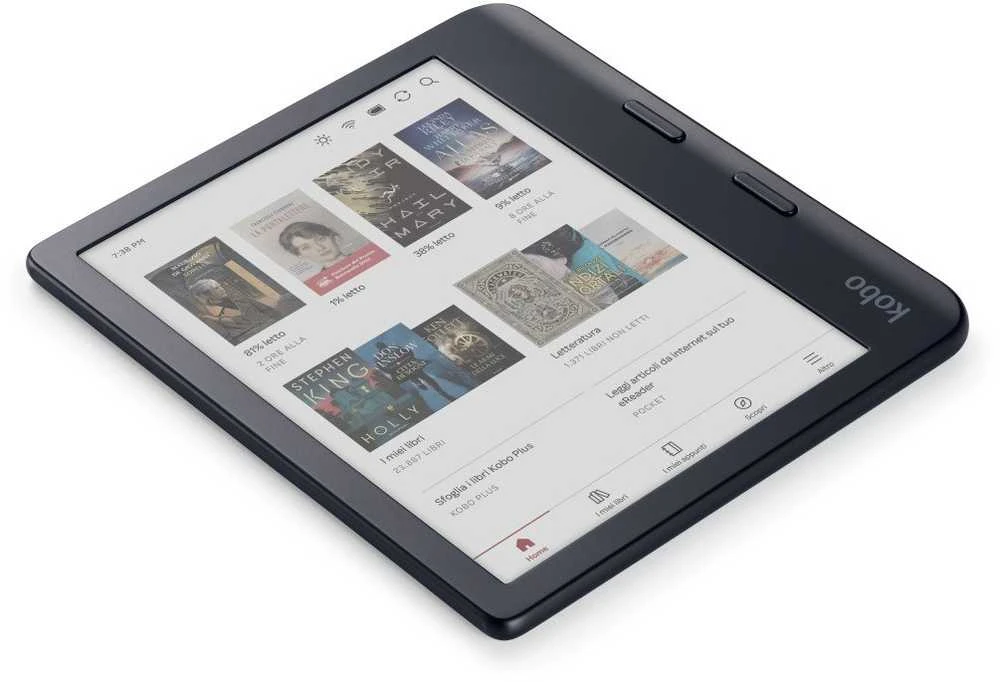 Kobo eBook-Reader eBookReader Libra Colour juodas Juodas Bundle incl Stylus 2 (N428-KU-BK-K-BU) (N428KUBKKBU)