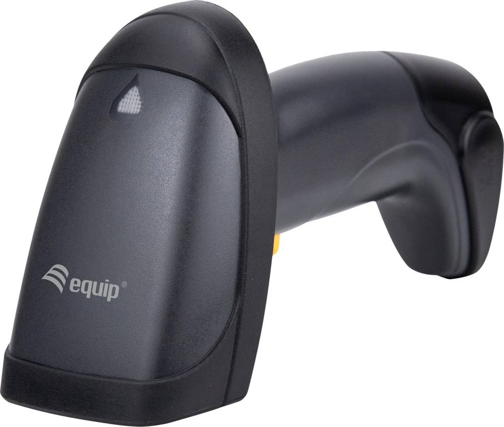 Equip 351025 brūkšninių kodų skaitytuvas Rankinis brūkšninių kodų skaitytuvas 1D LED Juoda