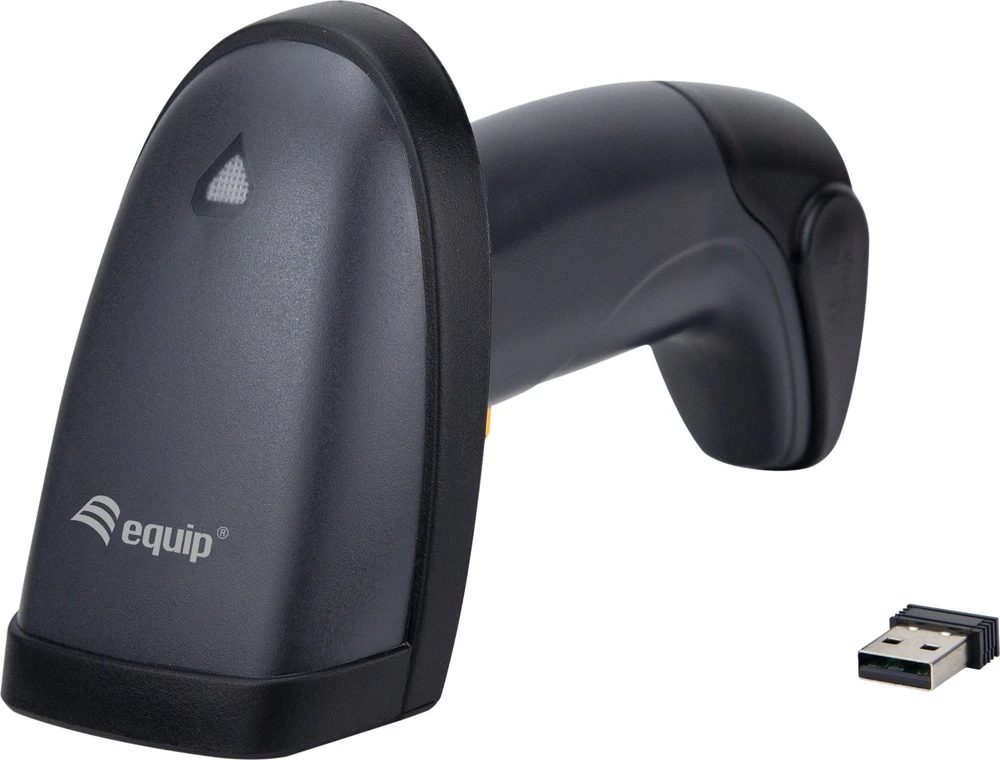 Juodas Equip skeneris su USB imtuvu