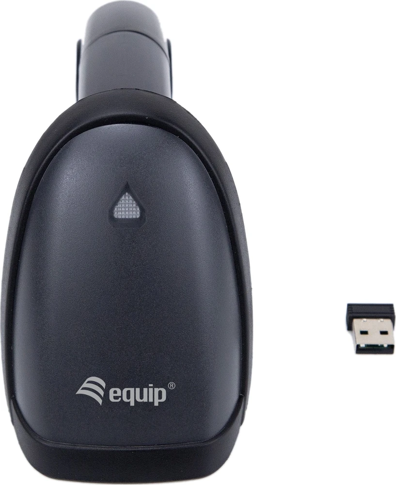 Equip 351024 brūkšninių kodų skaitytuvas Rankinis brūkšninių kodų skaitytuvas 1D/2D LED Juoda