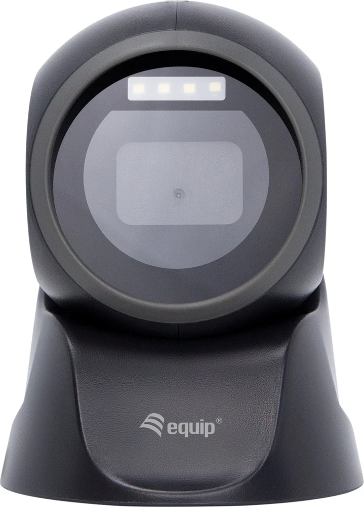 Equip 351027 brūkšninių kodų skaitytuvas Stacionarus brūkšninių kodų skaitytuvas 1D/2D LED Juoda