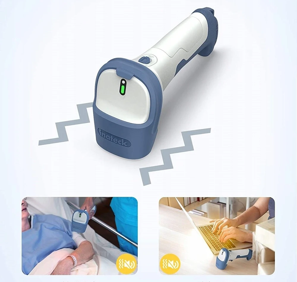 Mėlyna inateck Barcodescanner 73 baltas mėlynas [BCST-73_white mėlynas]