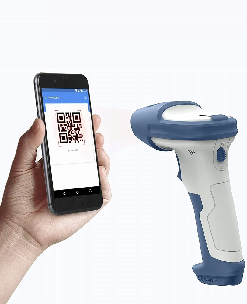 Mėlyna inateck Barcodescanner 73 baltas mėlynas [BCST-73_white mėlynas]