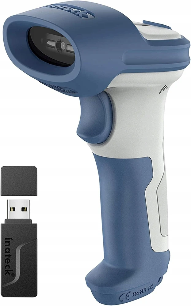 Mėlyna inateck Barcodescanner 73 baltas mėlynas [BCST-73_white mėlynas]