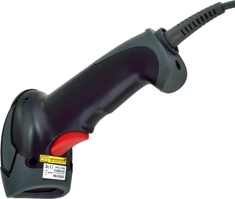 Skaitytuvas kodów kreskowych Virtuos Virtuos laserová čtečka HT-900A, USB (emulace klaviatūra/RS232), juoda