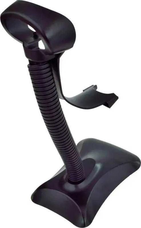 Virtuos Virtuos CCD brūkšninių kodų skaitytuvas HT-310A didelio nuotolio, USB (klaviatūra/RS232), stovas, juodas