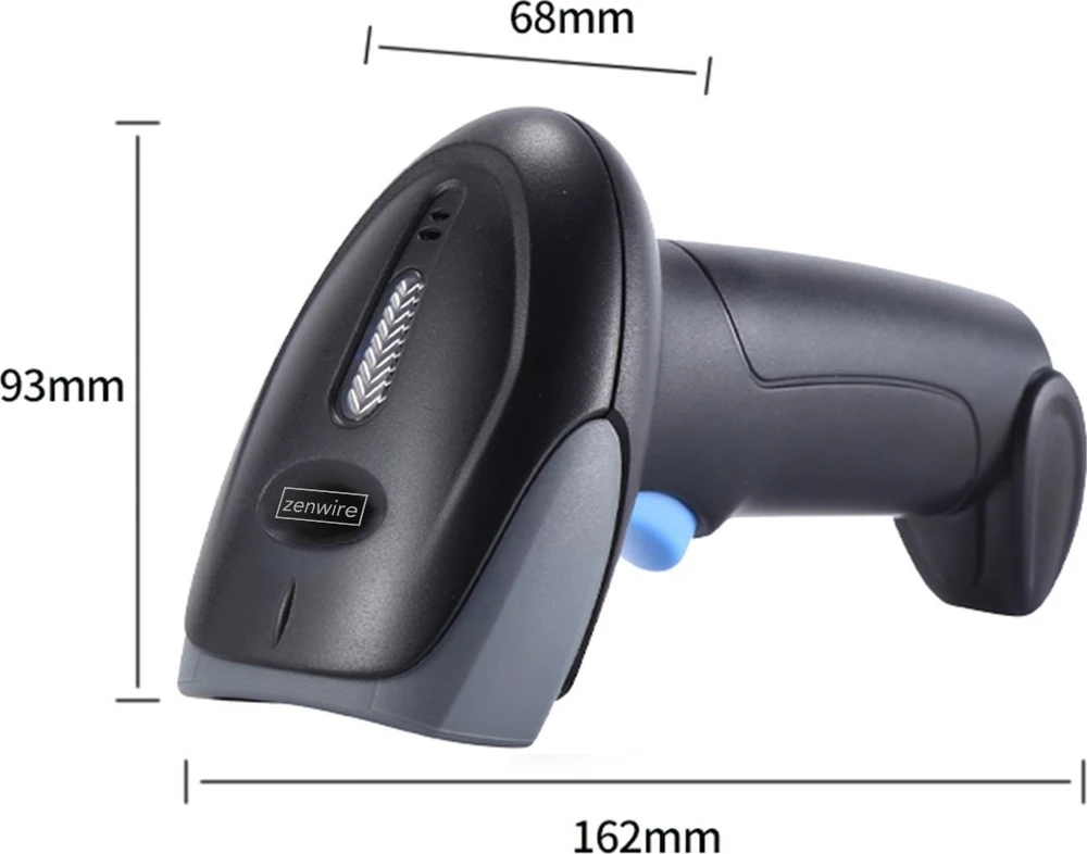 Brūkšninių kodų skaitytuvas „Zenwire“ stacionarus lazerinis brūkšninių kodų skaitytuvas EAN USB laidinis 1D J13