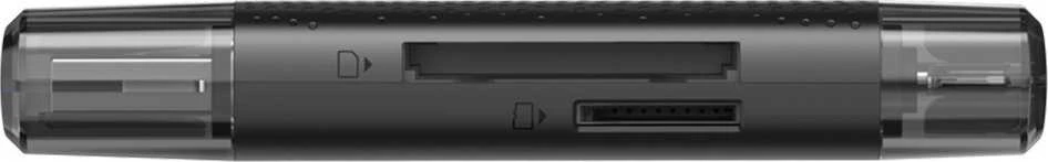„Lexar“ kortelių skaitytuvas su dviem lizdais USB-A/C (LRW310X) Palaiko „Micro SD“ ir SD korteles (USB 3.1)