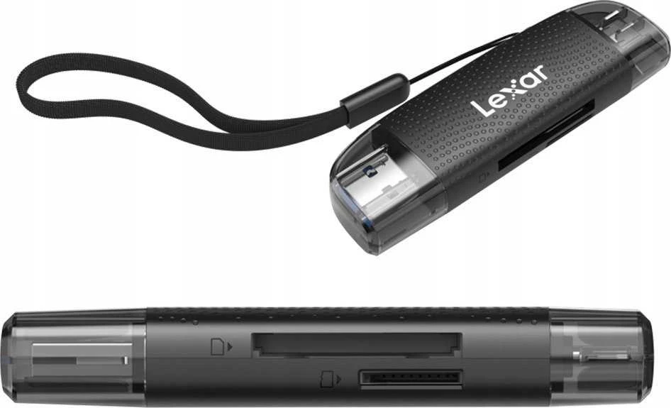 Lexar atminties kortelių skaitytuvas su USB jungtimis