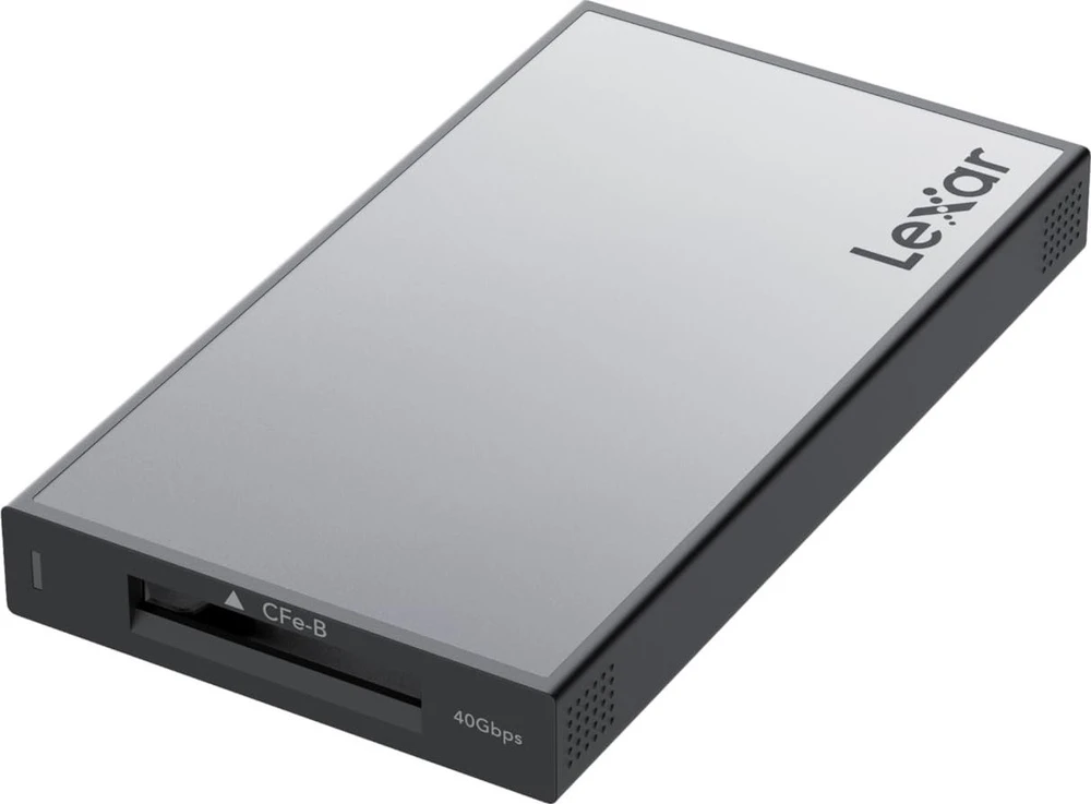 „Skaitytuvas Lexar Lexar Professional Workflow“ USB4 skaitytuvas, palaiko „CFexpress 4.0 Type B“