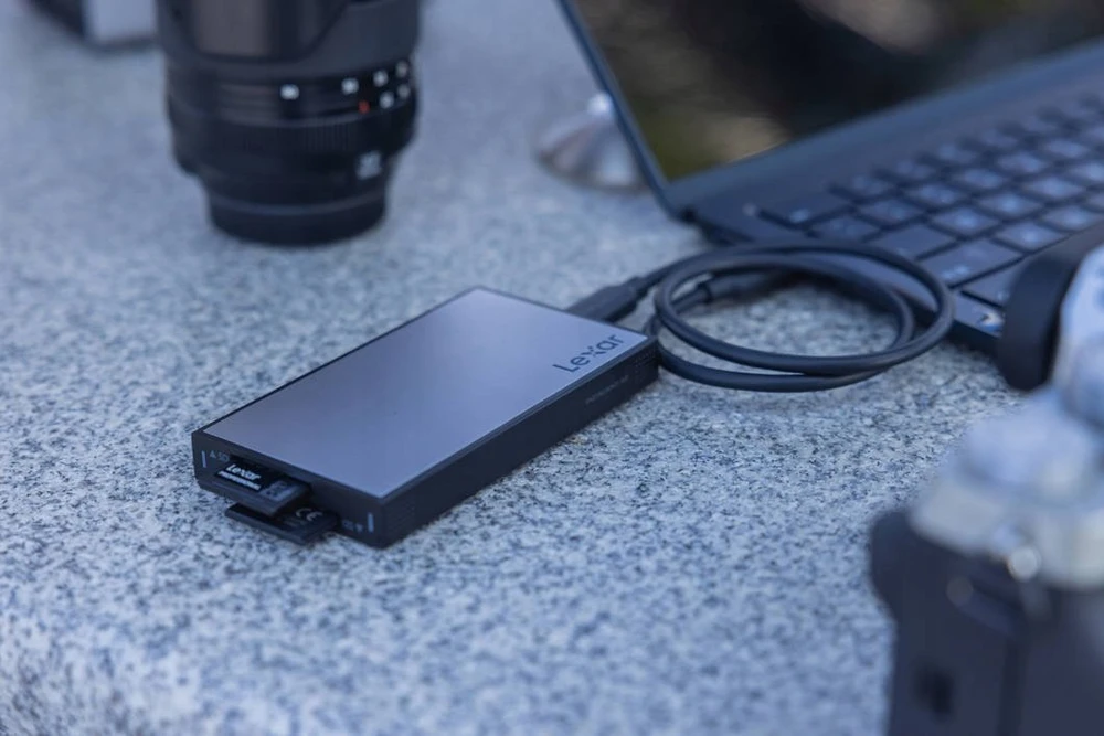 Lexar Media Skaitytuvas Lexar Lexar Professional Workflow USB 3.2 Gen2 Reader, UHS-II, palaiko dviejų lizdų SD