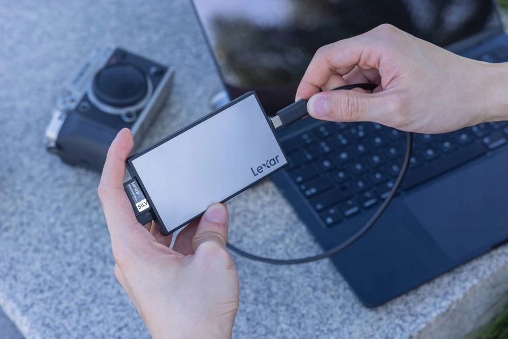 Lexar Media Skaitytuvas Lexar Lexar Professional Workflow USB 3.2 Gen2 Reader, UHS-II, palaiko dviejų lizdų SD