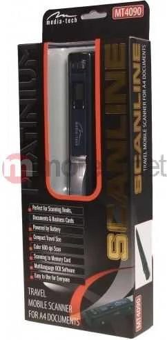 Rankinis spalvotas skeneris Media-Tech SCANLINE MT4090 V3.0 A4 ir mažesniems dokumentams