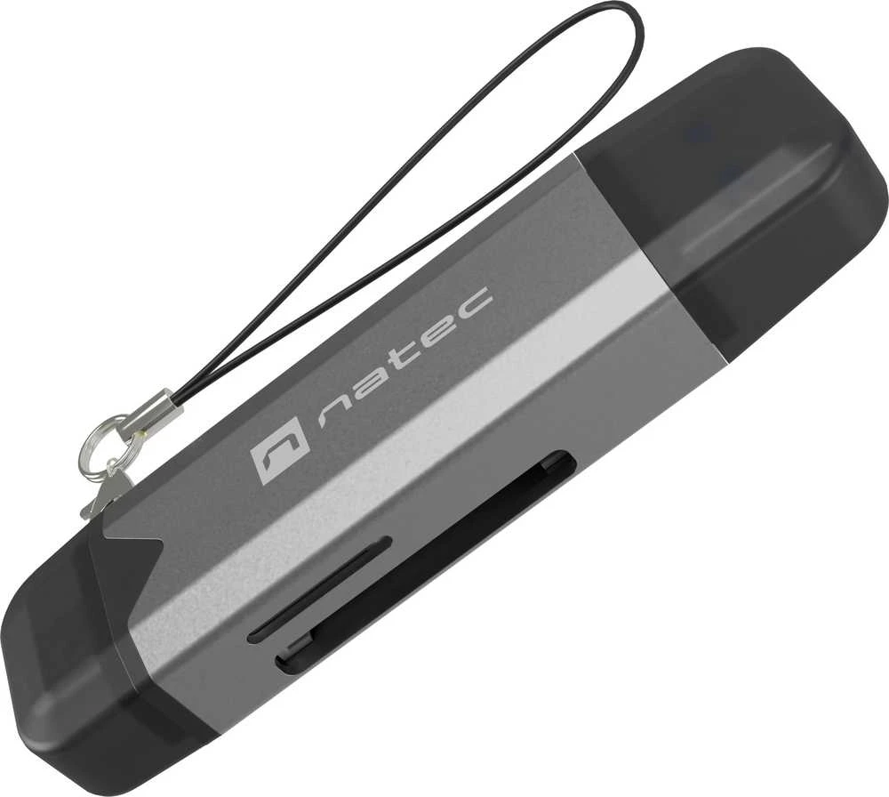 „Natec“ atminties kortelių skaitytuvas „Scarab 3“ USB-A/USB-C