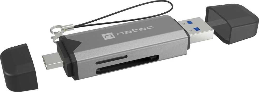„Natec“ atminties kortelių skaitytuvas „Scarab 3“ USB-A/USB-C