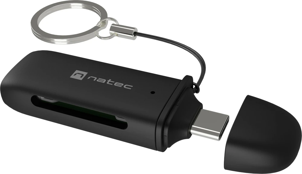 Natec Scarab C kortelių skaitytuvas su USB-C jungtimi