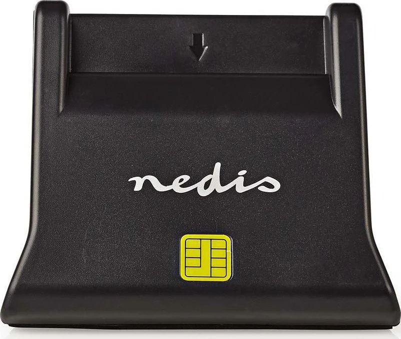 Nedis Lustinių ID kortelių skaitytuvas USB2.0 (tinka elektroniniam parašui)